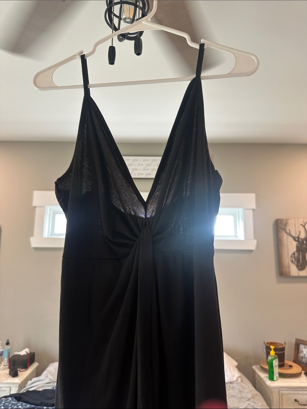 Black V-Neck Slip Dress - Classic Women's Intimate